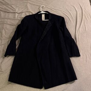 Chic Navy Women's Trench Coat